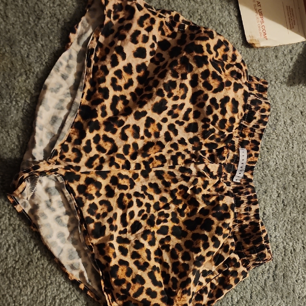 Missguided Animal Print Shorts